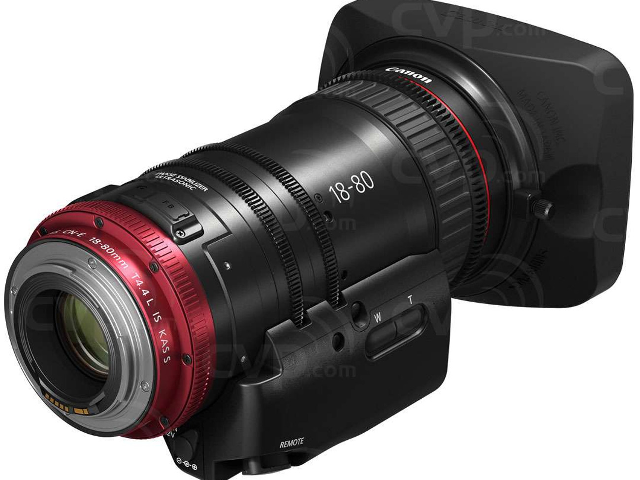 Canon cne 18-80 broadcast lens 