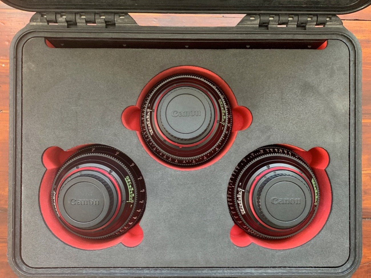Canon cne cine lens set