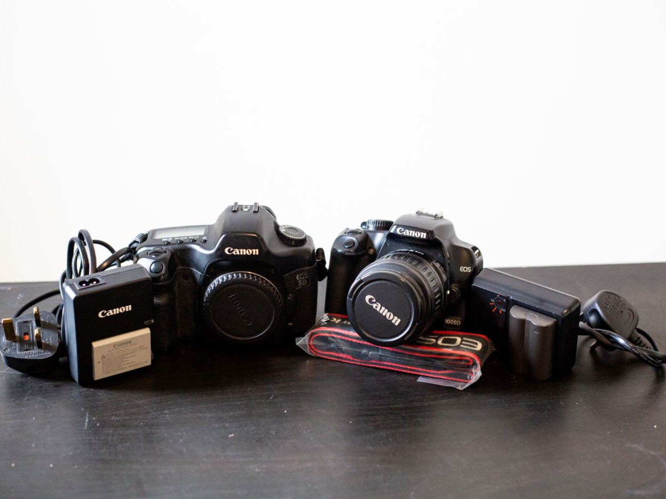Canon deal, canon 5d and canon 1000d with 18 - 55mm lens