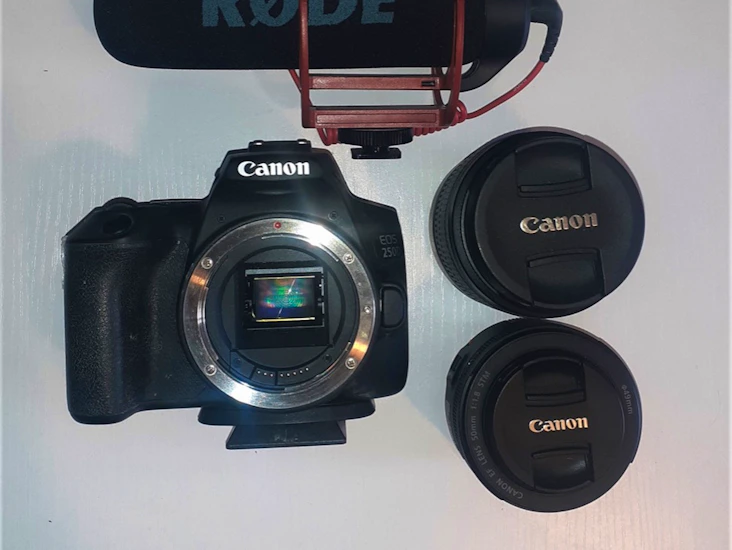 Canon e0s 250d camera kit - 4k movie recording
