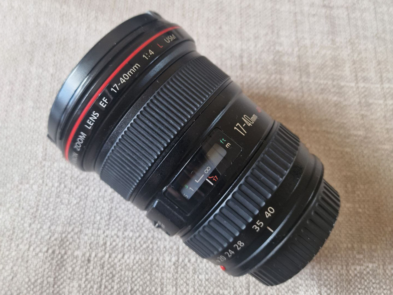 Canon ef 17-40mm f/4l usm wide angle lens for slr cameras