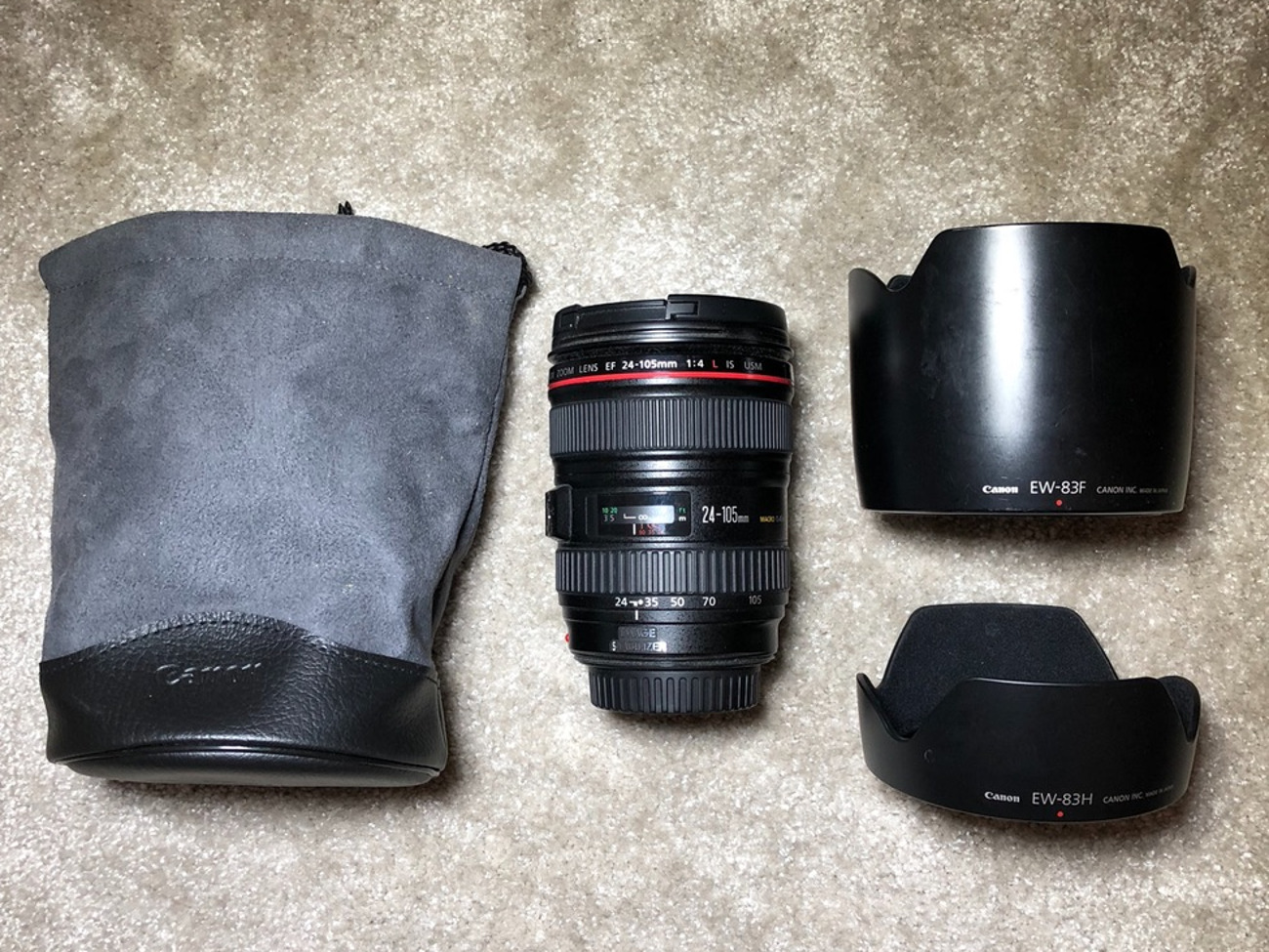 Canon ef 24-105mm f/4.0 l is usm stabilised zoom lens