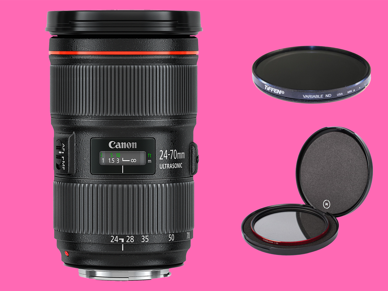 Canon ef 24-70mm f/2.8l ii usm (+2 filters)
