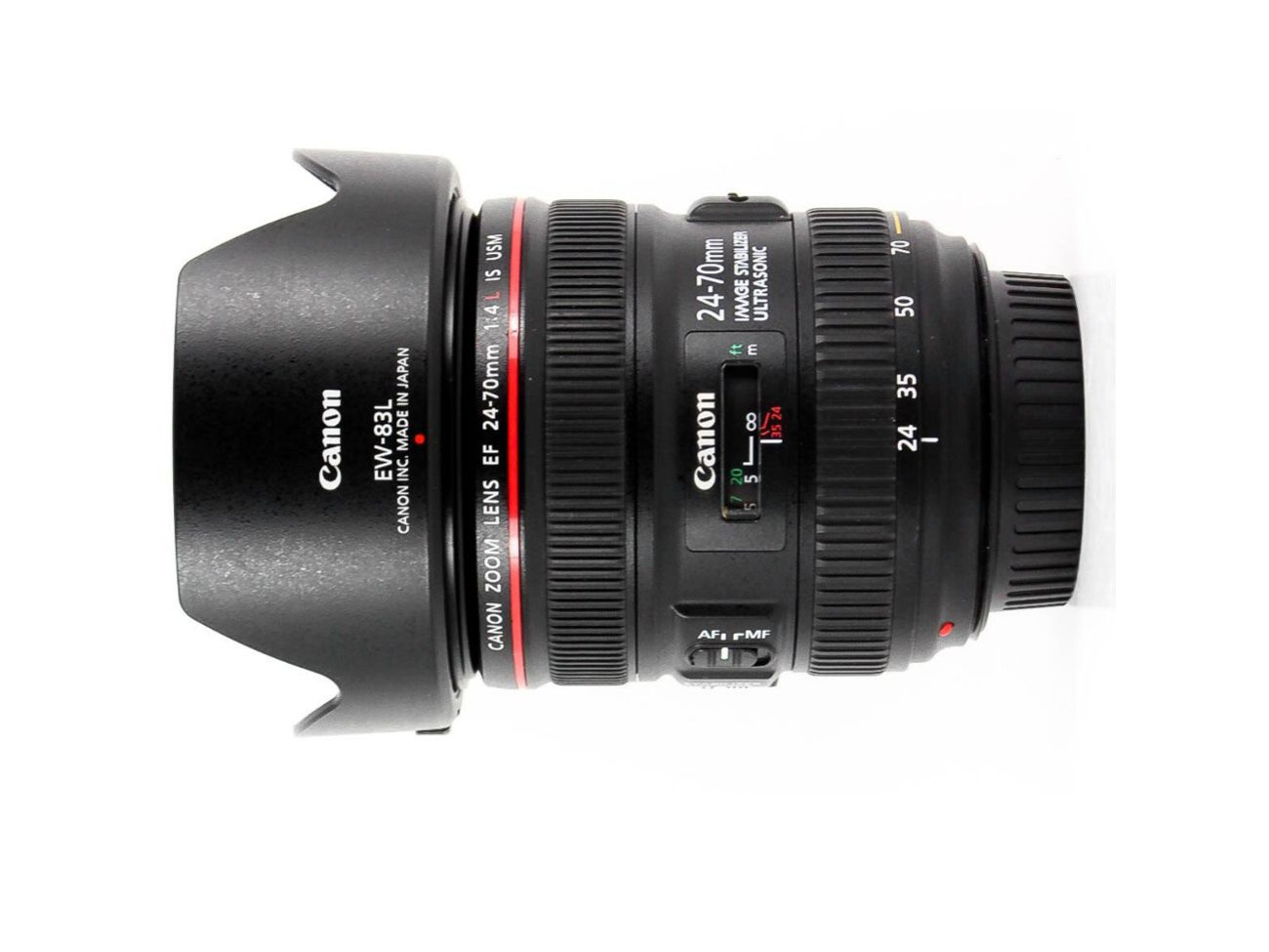 Canon ef 24-70mm f/4 l is usm / (macro mode) lens