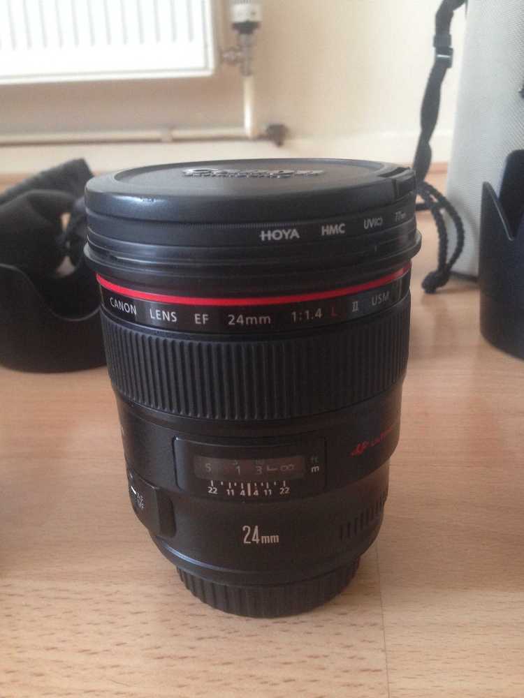 Canon ef 24mm ii is usm f1.4 lens