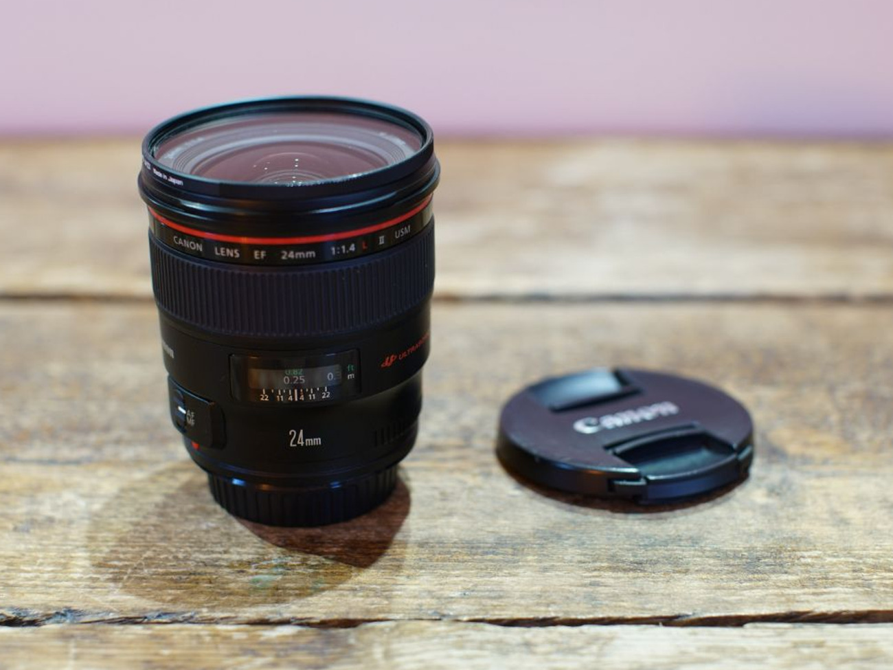 Canon ef 24mm f1/4 usm lens