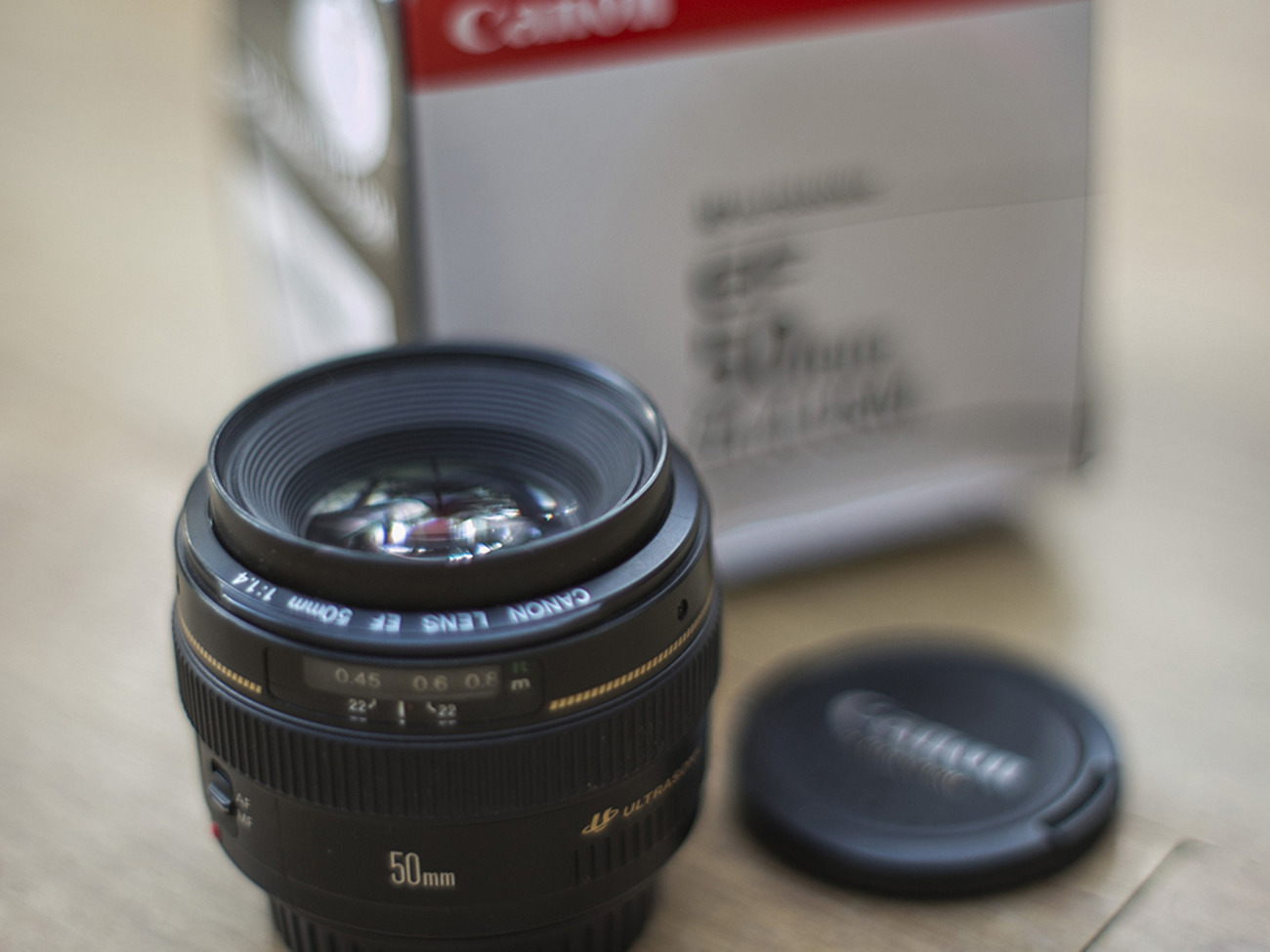 Canon ef 50mm f/1.4 lens