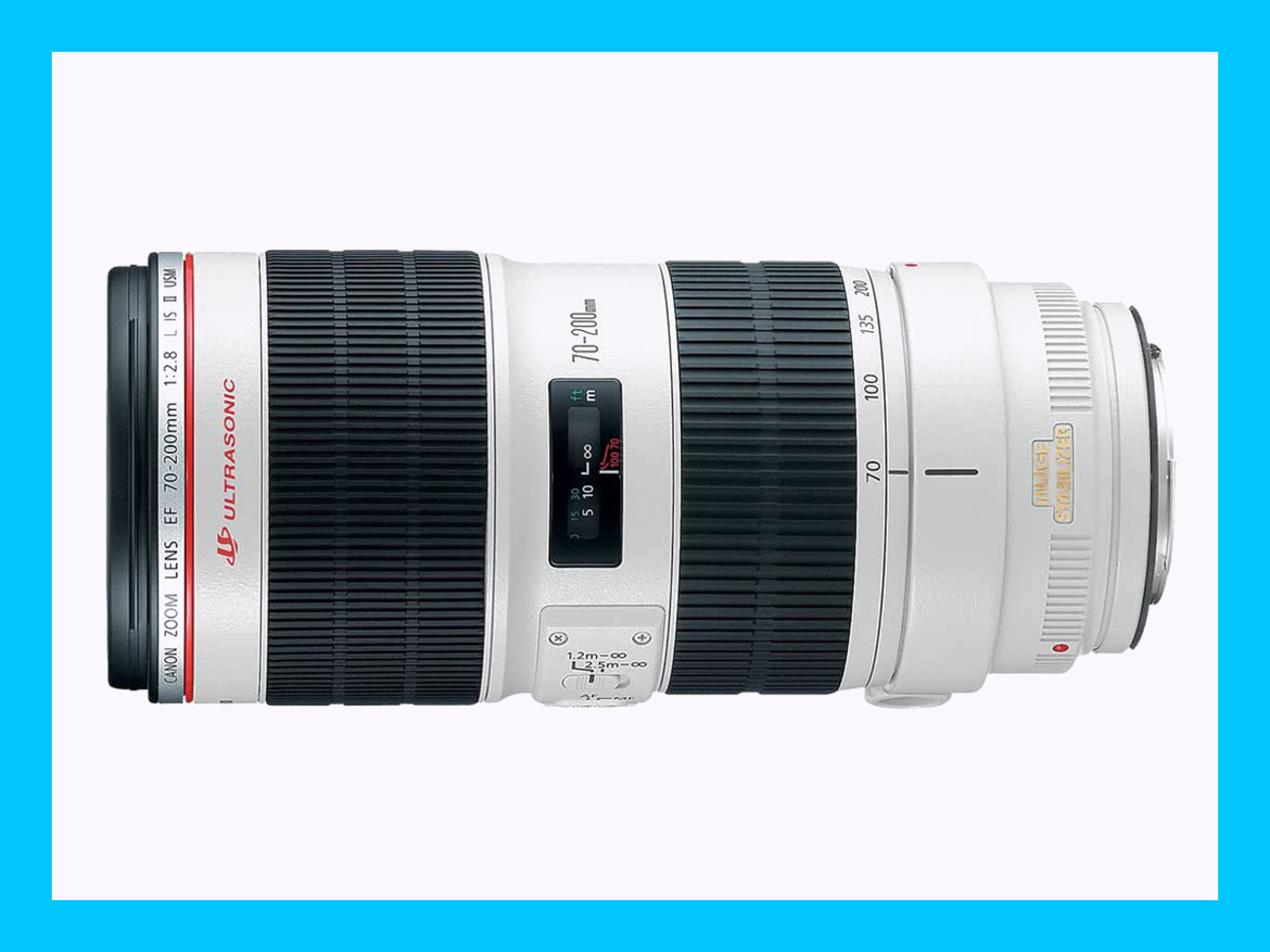 Canon ef 70-200mm f2.8 l ii usm telephoto lens