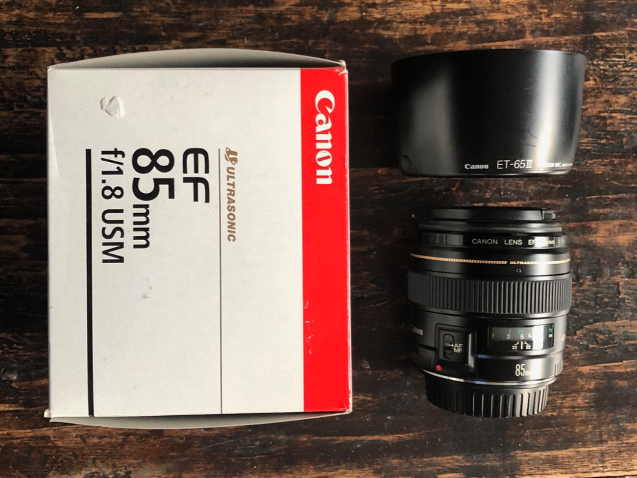 Canon ef 85mm f/1.8 prime