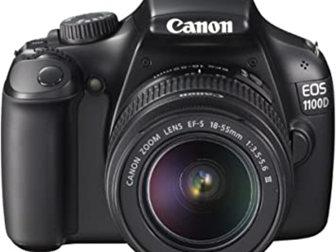 Canon eos 1100d + lens + case + battery + charger