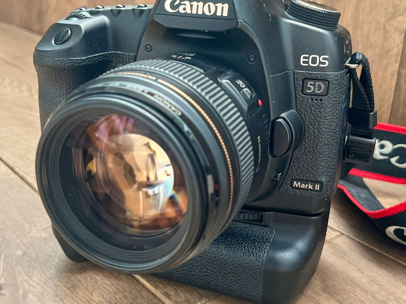 Canon eos 5d mark ii with 85mm f1.8 lens & 24-105mm f4 lens