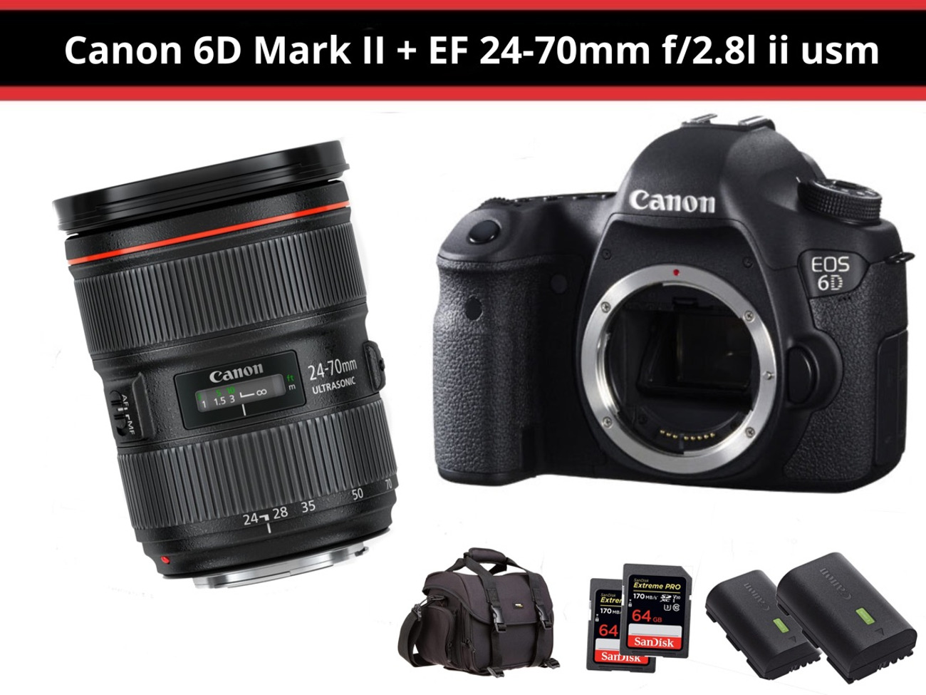 Canon eos 6d mark ii + ef 24-70mm f2.8