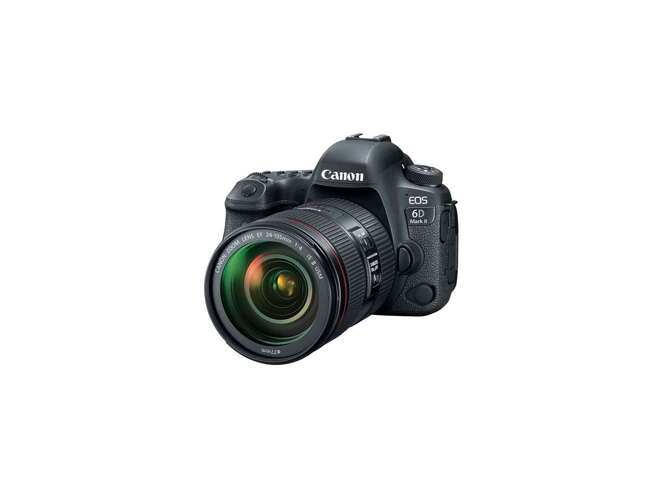Canon eos 6d mark ii dslr camera with 24-105mm f/4l ii lens