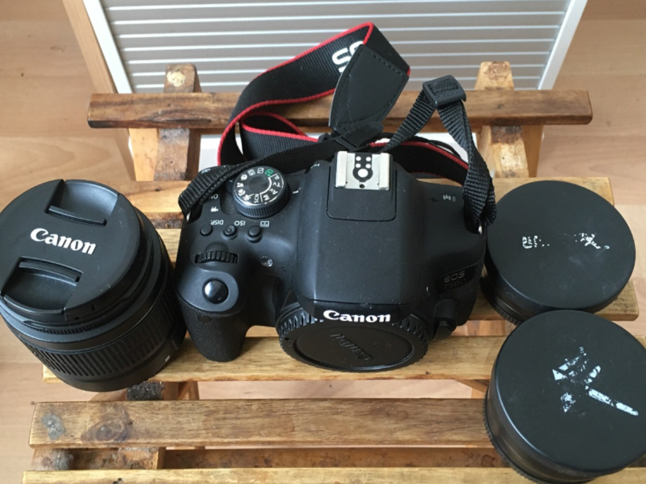 Canon eos 750d + 3 lenses