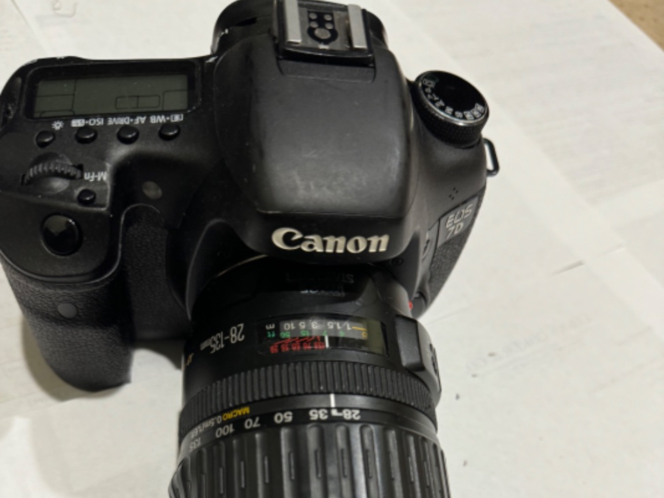 Canon eos 7d camera