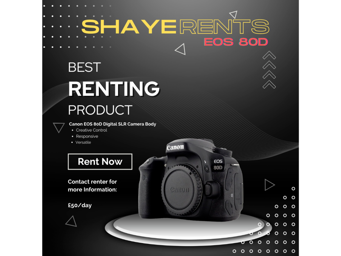 Canon eos 80d body only digital slr camera