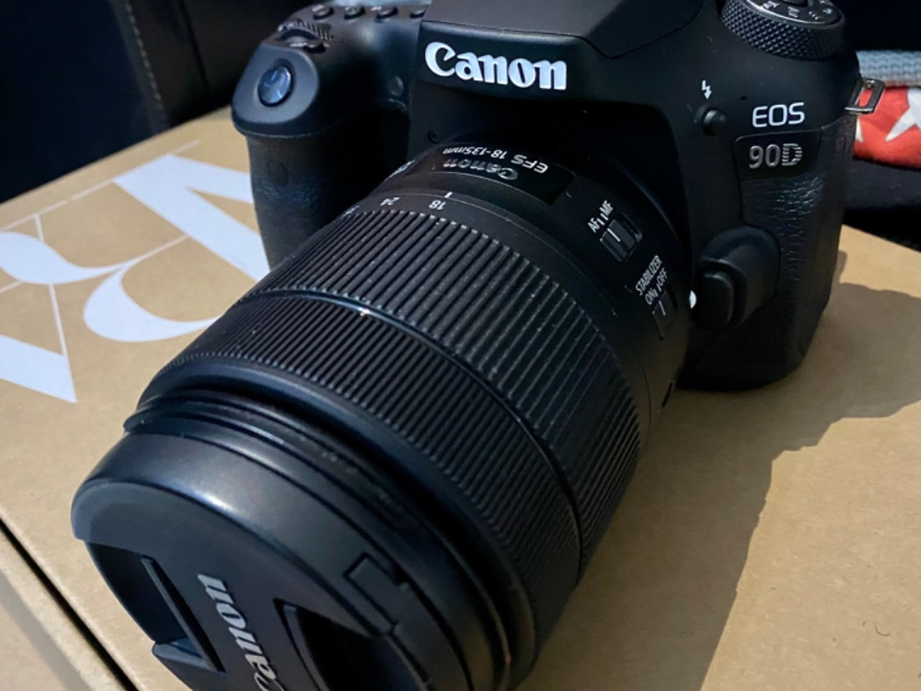 Canon eos 90d with efs 18-135mm