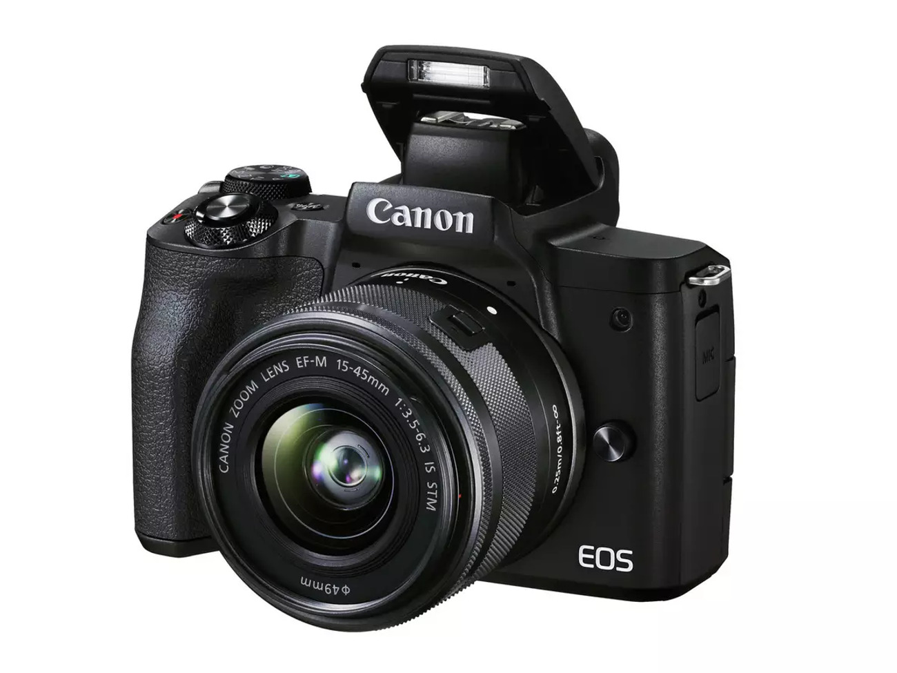 Canon eos m50 + 15-45mm lens + bag + sd card vlogging