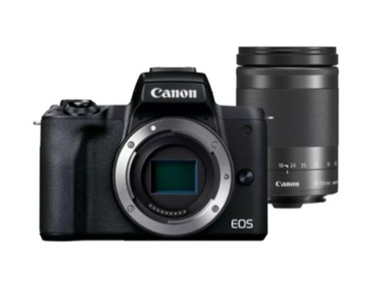 Canon eos m50 mark ii mirrorless camera with 18-150mm lens