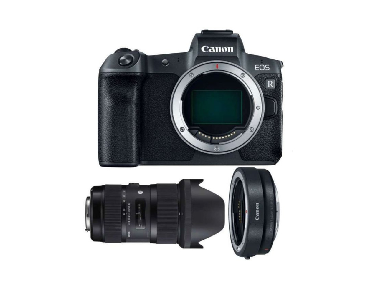 Canon eos r + sigma 18-35mm f1.8 dc hsm art + canon ef eos r