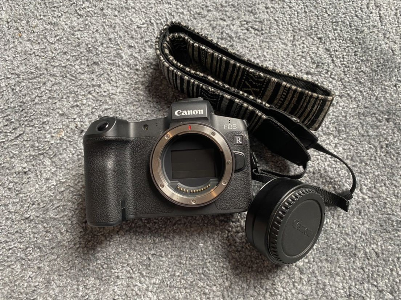 Canon eos r digital camera w/ ef adapter