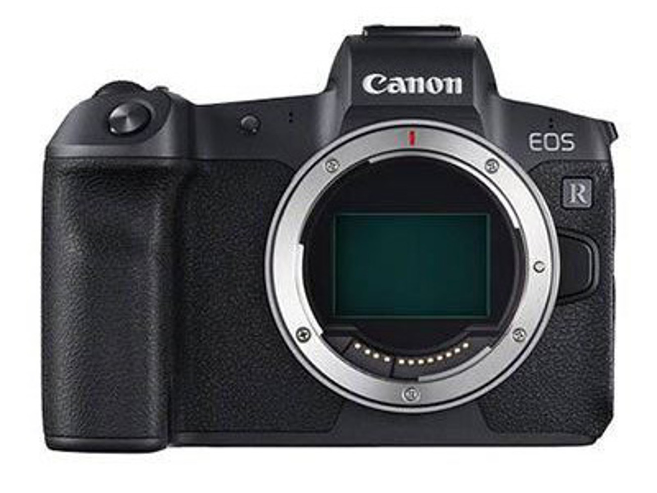 Canon eos r mirrorless digital camera with ef adapter