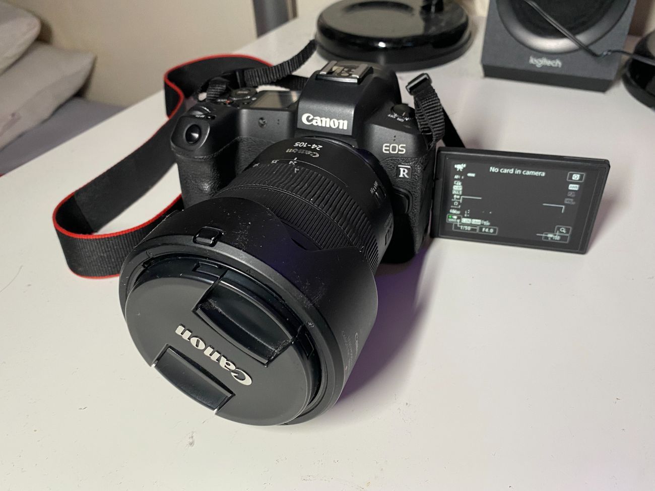 Canon eos r with 24-105 lens