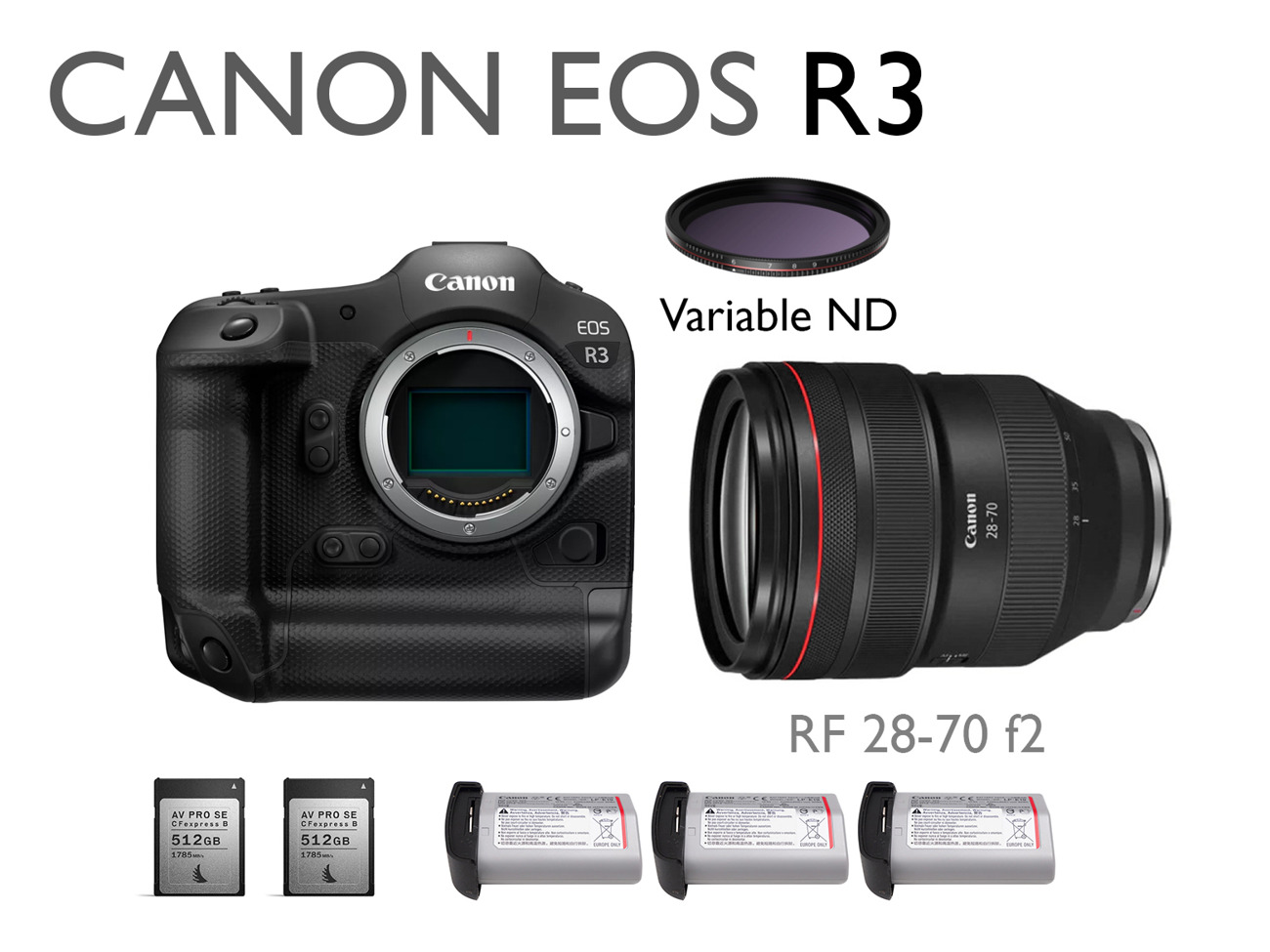 Canon eos r3 rf 28-70 f2