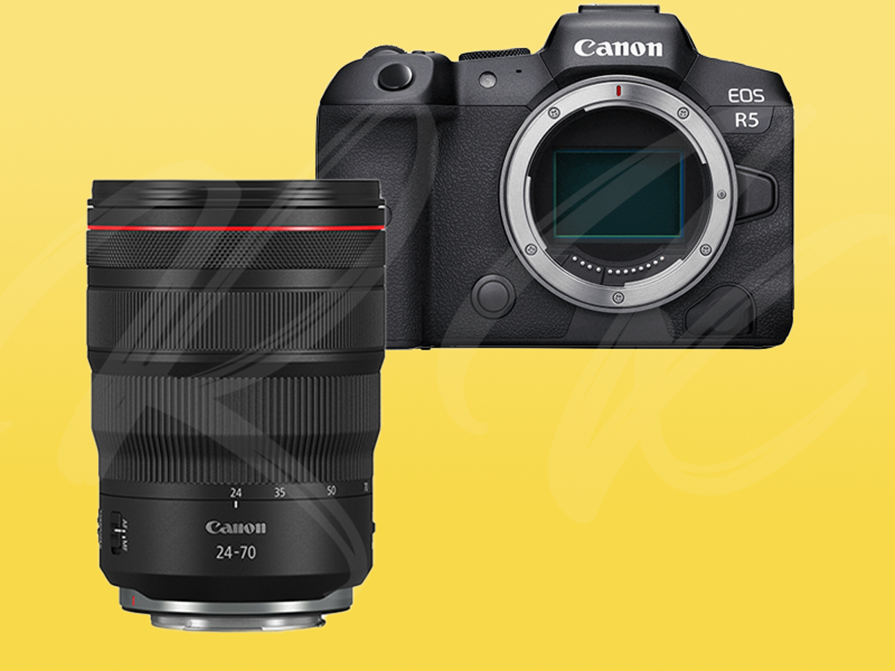 Canon eos r5  camera + 15-35mm f.28 rf lens