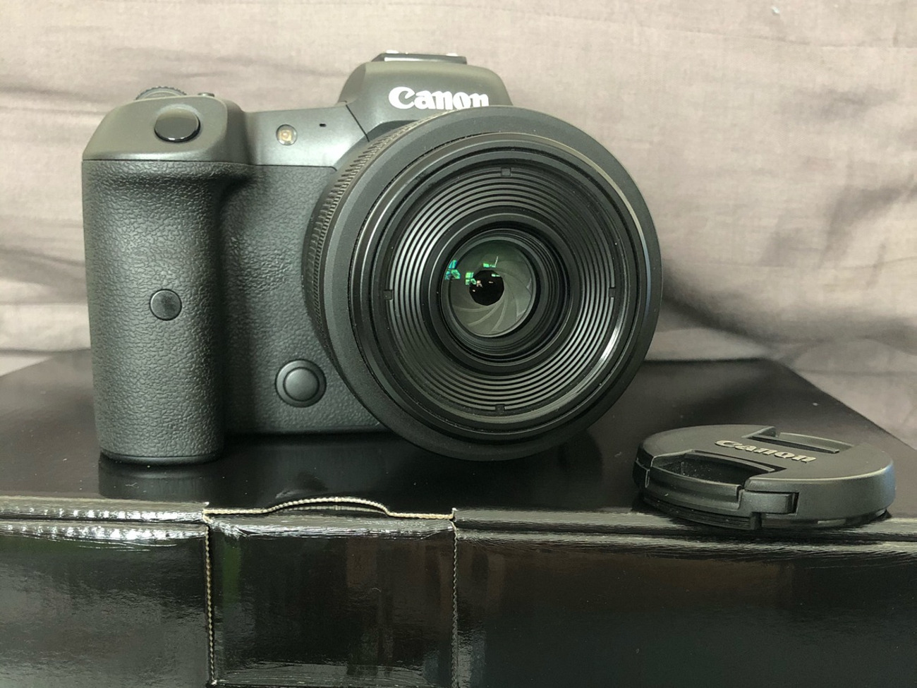 Canon r5 with f1.8 35mm rf lens