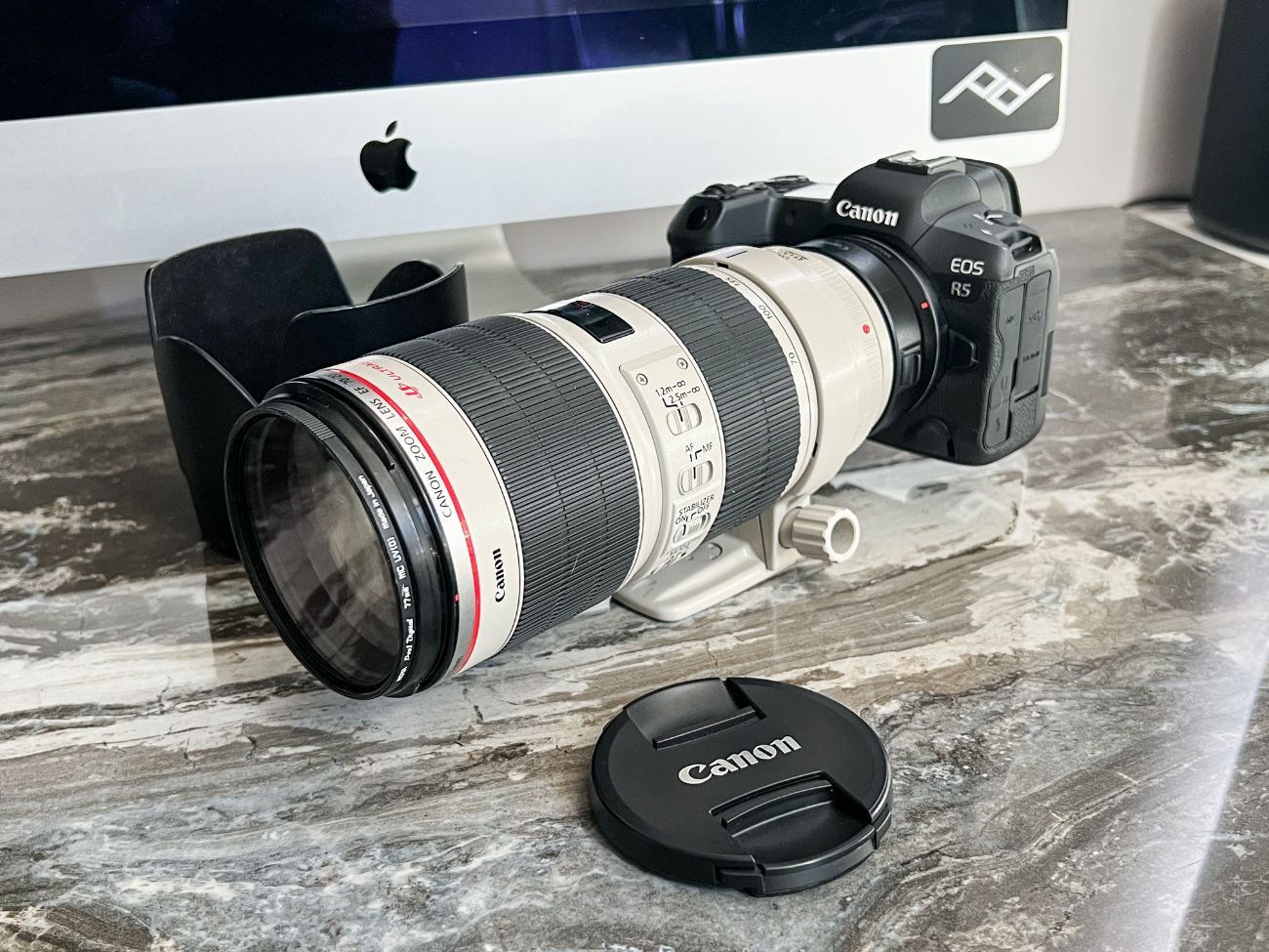 Rent Canon EOS R5 with EF 70-200mm 2.8 L mk ii IS lens from