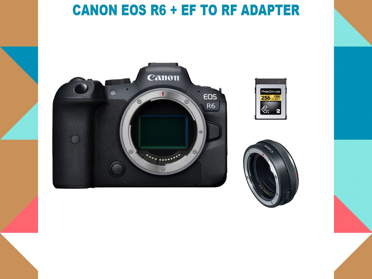Canon eos r6 + ef to rf adapter
