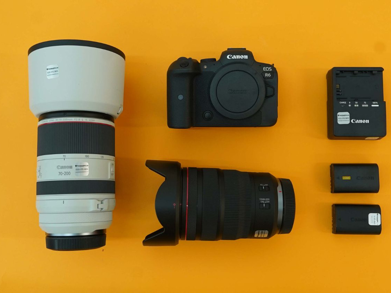 Canon eos r6 camera package one + rf 24-70 f2.8 + rf 24-70 f2.8