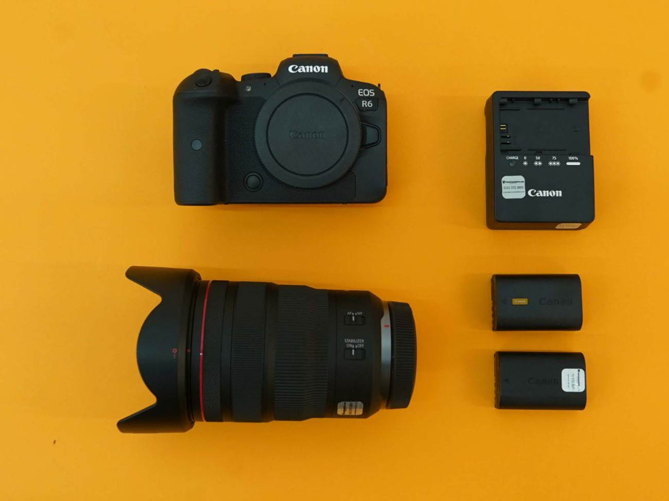 Canon eos r6 camera package three + canon rf 24-70 f2.8 lens