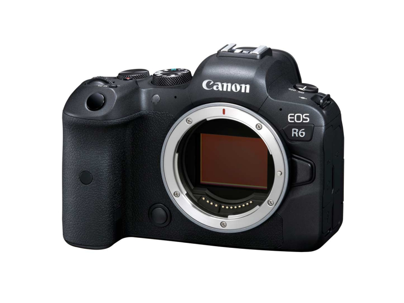 Canon eos r6 mirrorless digital camera with ef-eos r ring adaptor, batteries + 64gb card