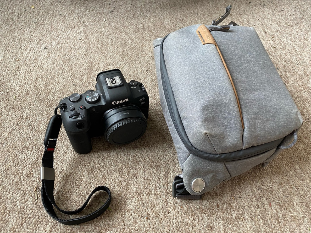 Canon eos r6 with ef adapter