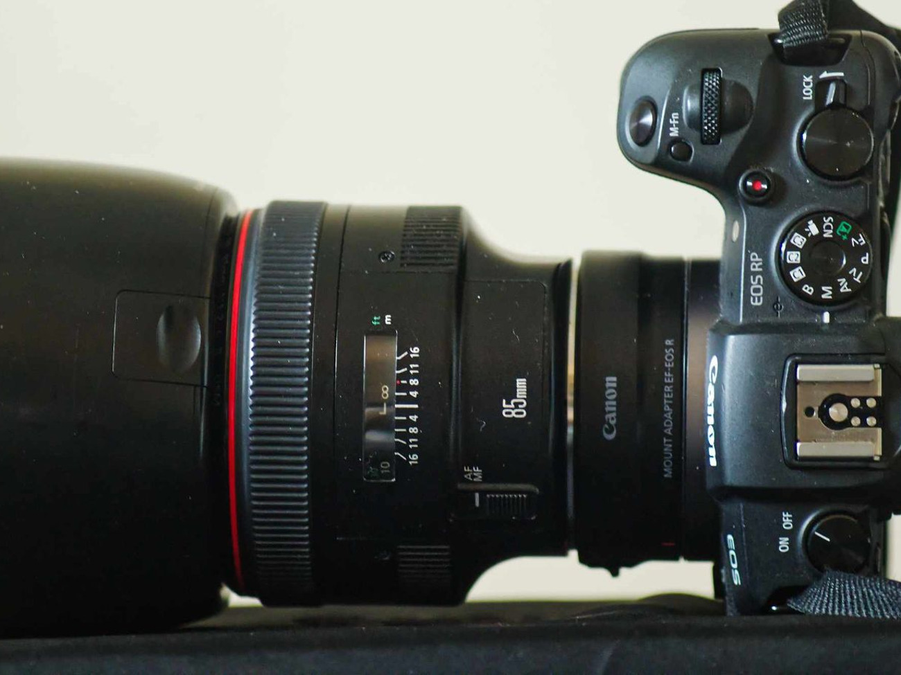 Canon eos rp and ef 85mm f1.2 l ii