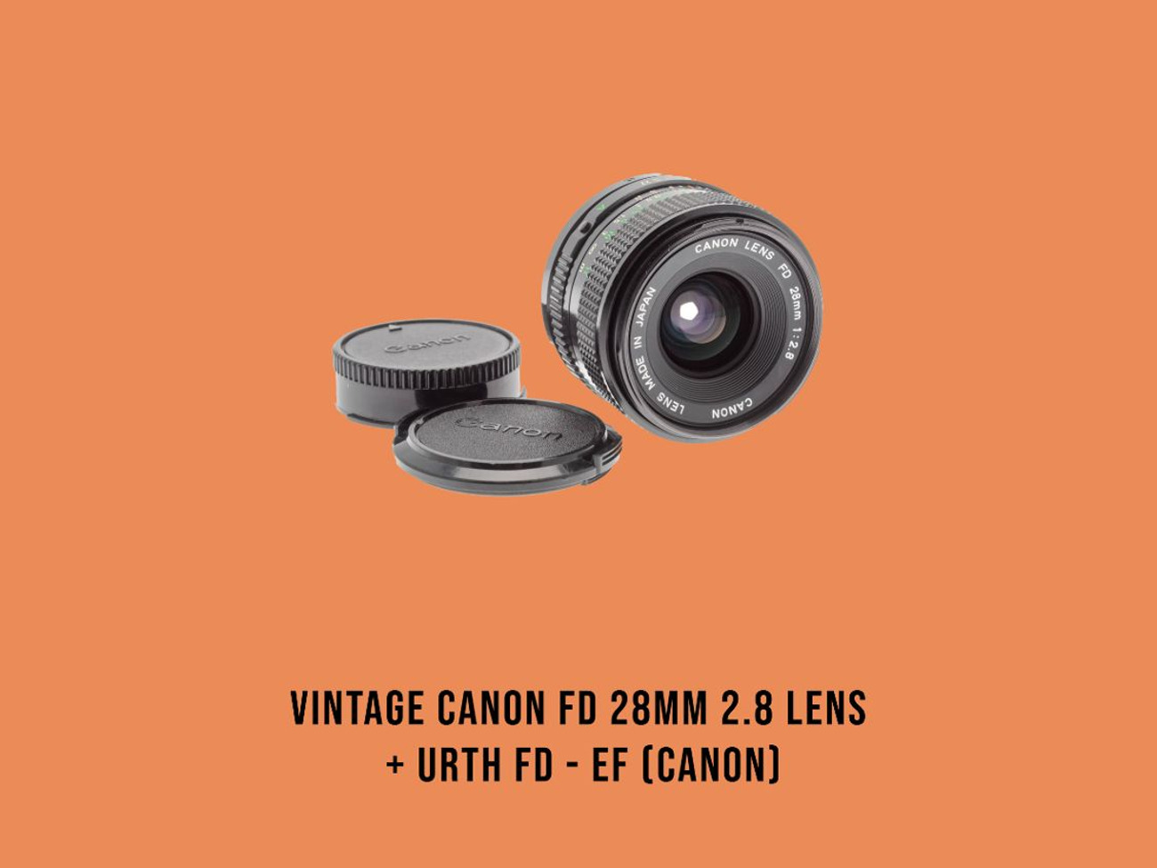 Canon fd 28mm 2.8 + urth fd - ef convert (canon)