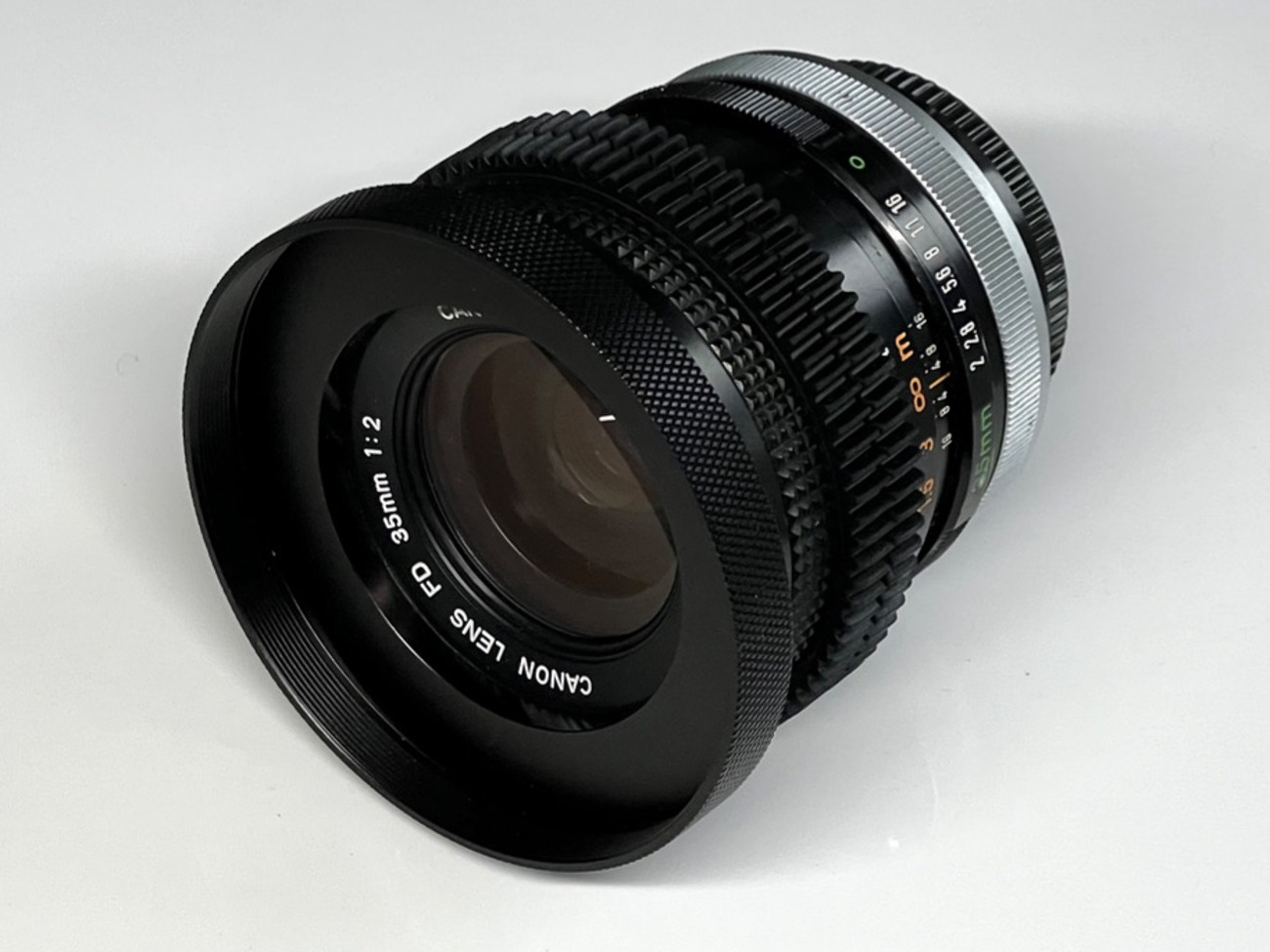 Canon fd 35mm f2 concave ssc lens k35 cine mod red komodo canon c70 sony arri