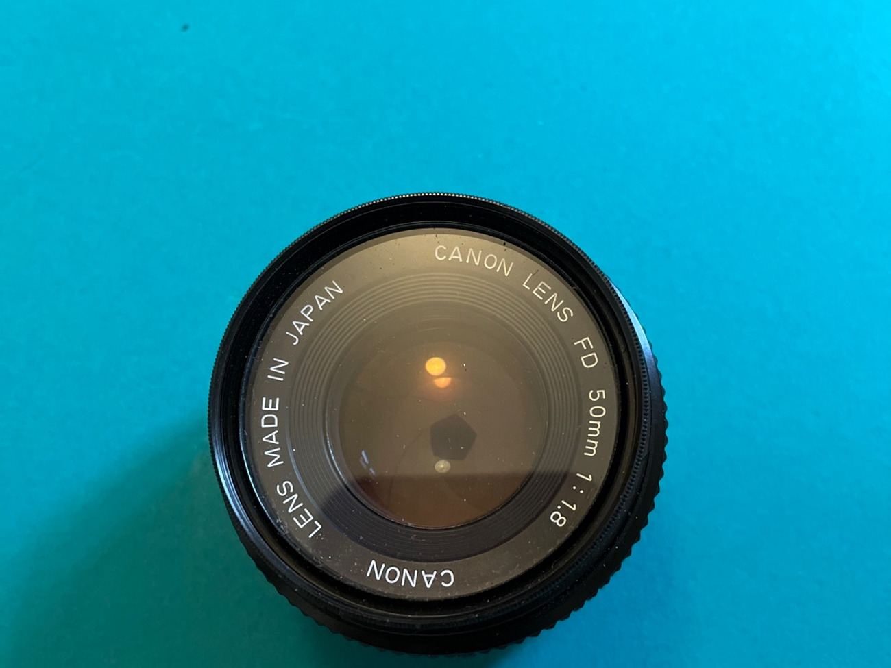 Canon fd 50mm f1.8prime lens (manual focus)