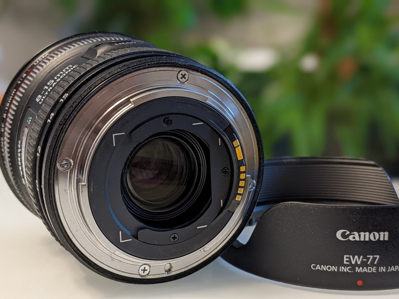 Canon fisheye 8-15mm