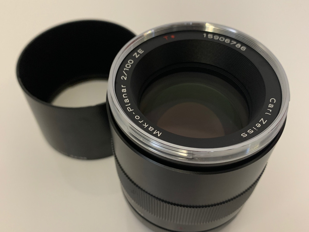 Canon fit carl zeiss macro planar 2/100mm t lens
