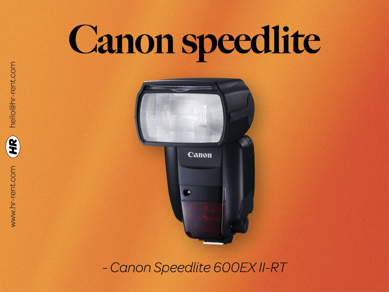 Canon flash speedlight flashgun speedlite 600ex ii-rt