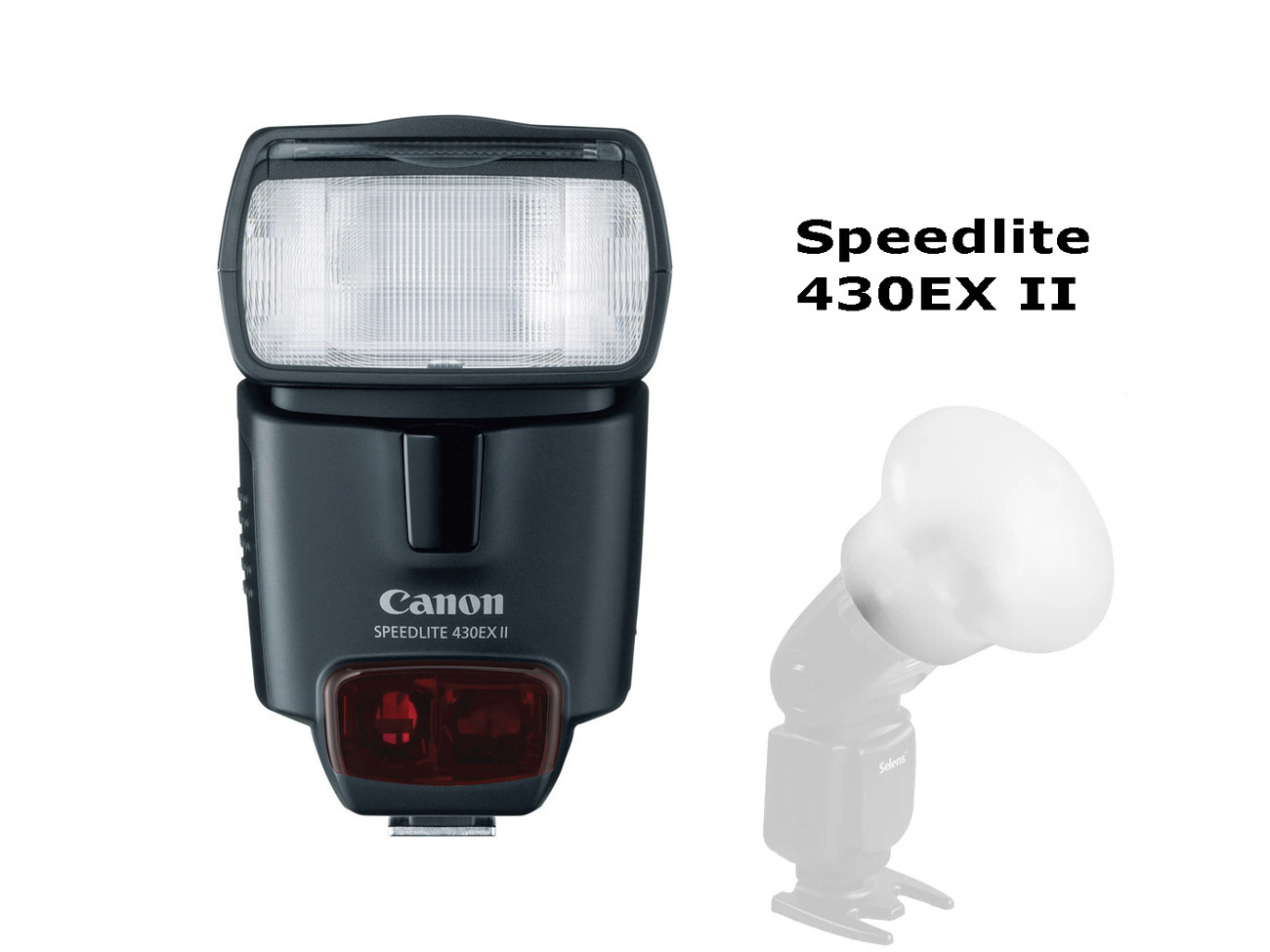 Canon flash speedlite 430ex ii (on camera)