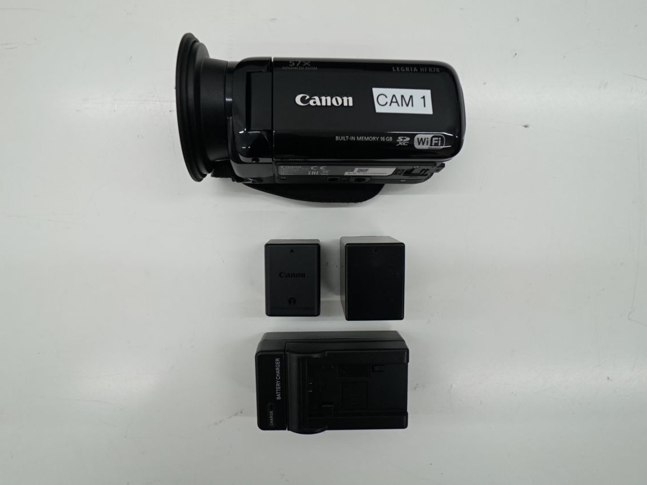 Canon hf r78 point and shoot camcorder full hd easy to use
