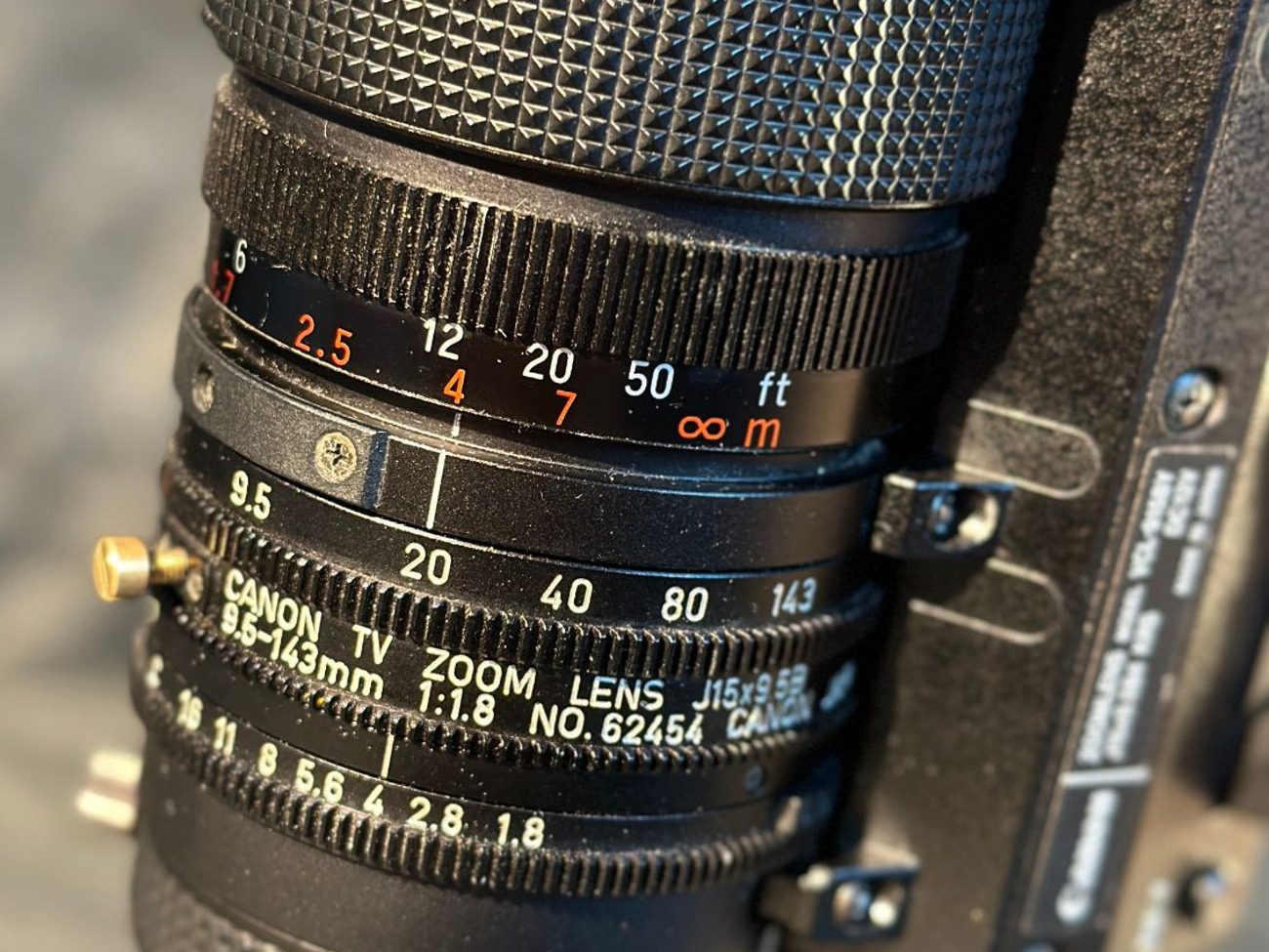 Rent Canon J15x9.5B4 9.5-143mm f/1.8 B4 TV Zoom Lens VCL-915BY