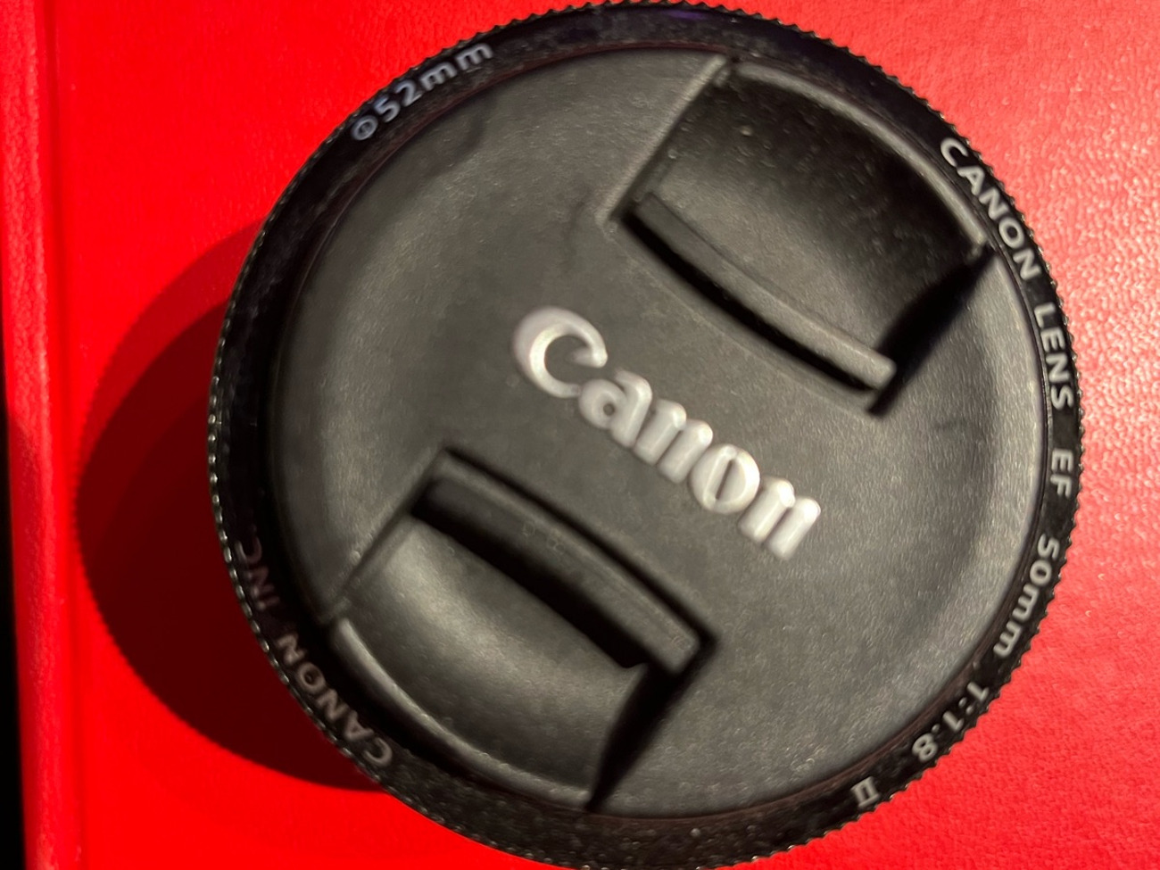 Canon lens 50mm ef 1:1:8