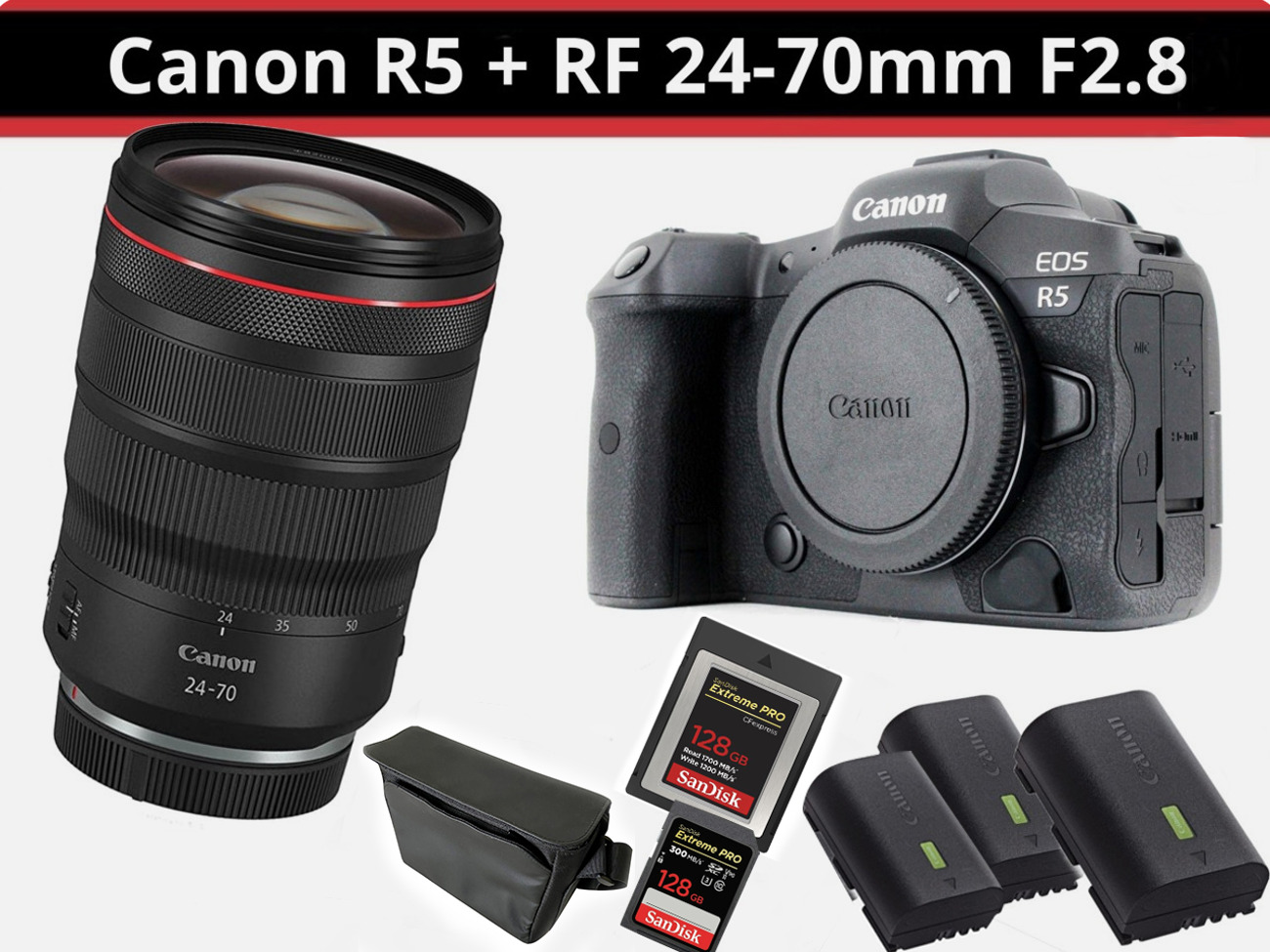 Canon r5 + rf 24-70mm