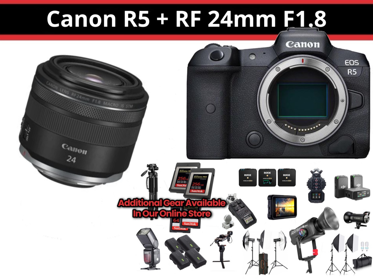 Canon r5 + rf 24mm f1.8 