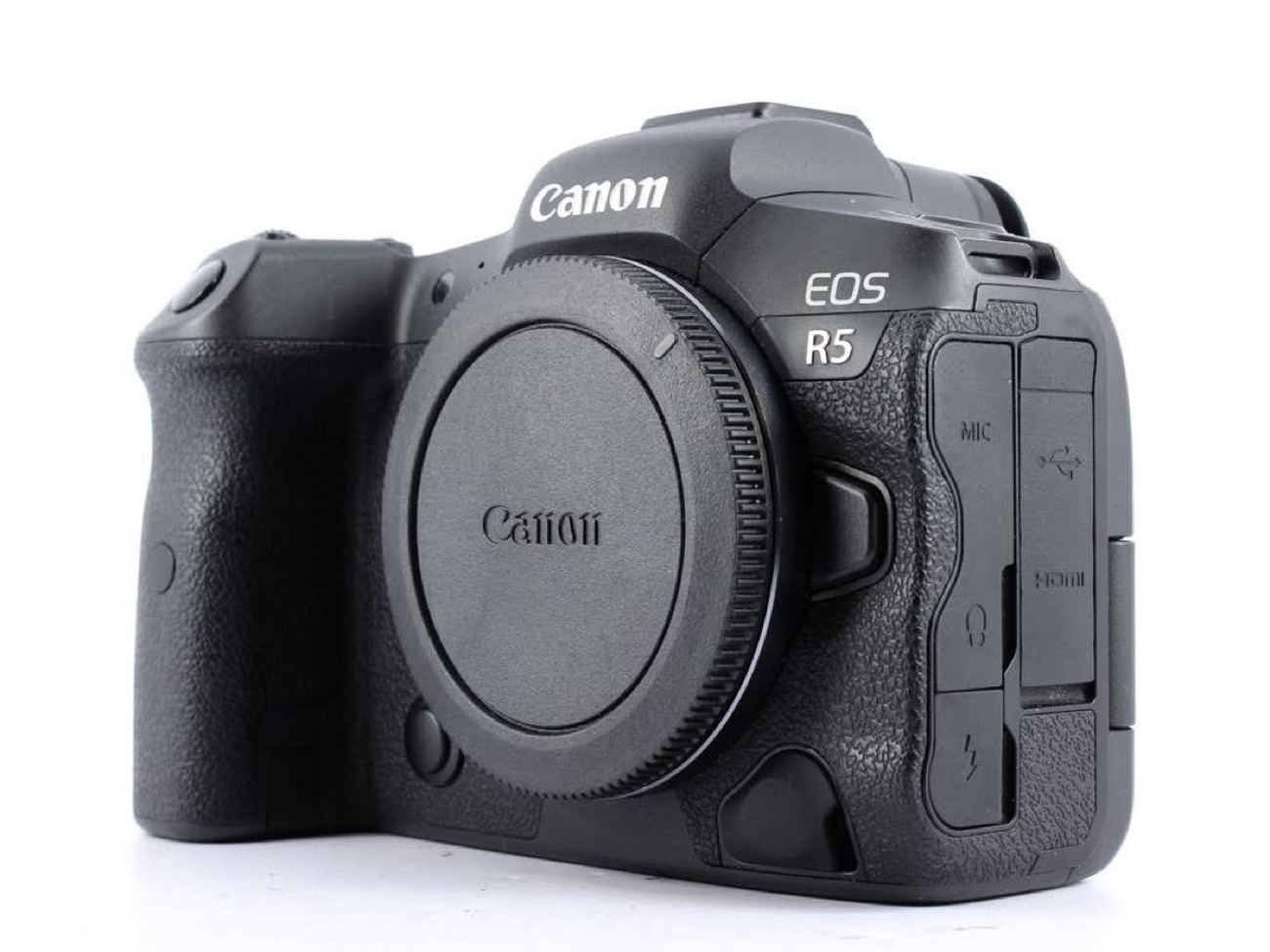 Canon r5 camera with lens